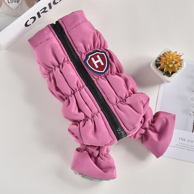 Užtrauktukas Sniego Unisex Dog Neperšlampamas Kombinezonas Mėlyna Violetinė Pūkinės Striukės S XXL Šuniukai Gyvūnų Čihuahua Jorkšyro drabužių reikmenys