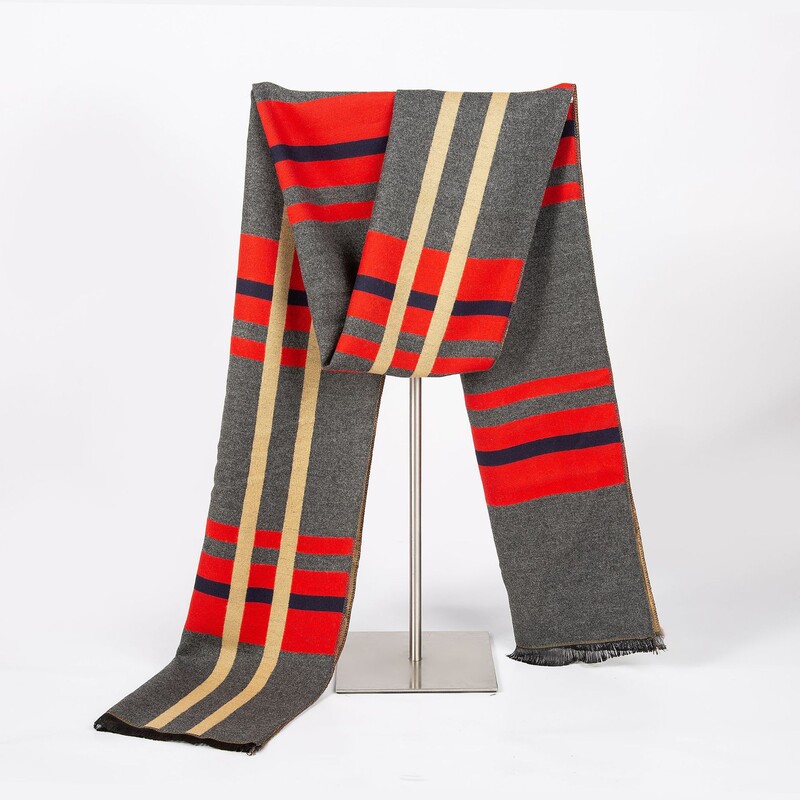 Új férfi sál koreai változat téli meleg kasmír sál utánzat férfi kockás férfi sál gyártó 