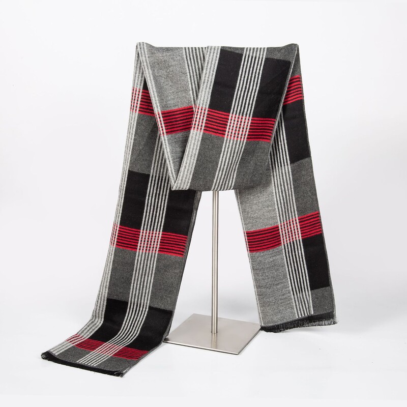 Új férfi sál koreai változat téli meleg kasmír sál utánzat férfi kockás férfi sál gyártó 