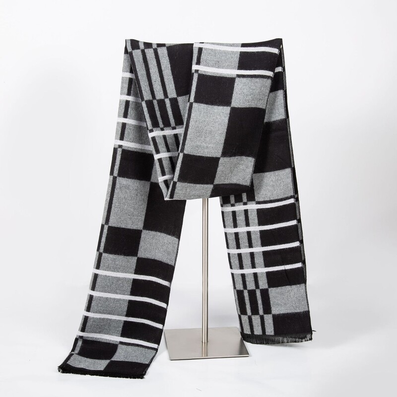 Új férfi sál koreai változat téli meleg kasmír sál utánzat férfi kockás férfi sál gyártó 