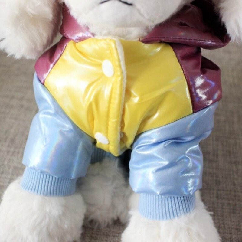 Vodootporni kaput za pse s kapuljačom Kombinezon za pse Zimski kaput Pufer za pse