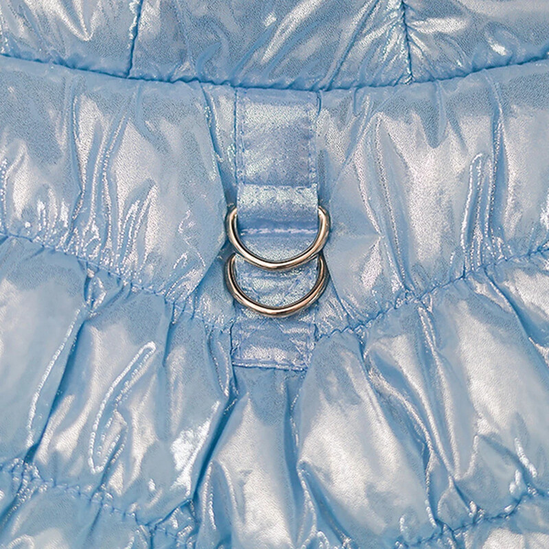 Prabangi šunų pūkinė striukė su kailiniu apykakle Šilti vilnos drabužiai augintiniams mažiems šunims Čihuahua Pomeranian žiemos šuniukų drabužių striukė