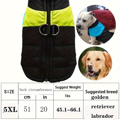 1 vnt. šunų kailis, rudens ir žiemos apranga, drabužiai naminiams gyvūnėliams, pūkinė striukė šunims, maži, vidutiniai ir dideli šunų drabužiai šaltam orui