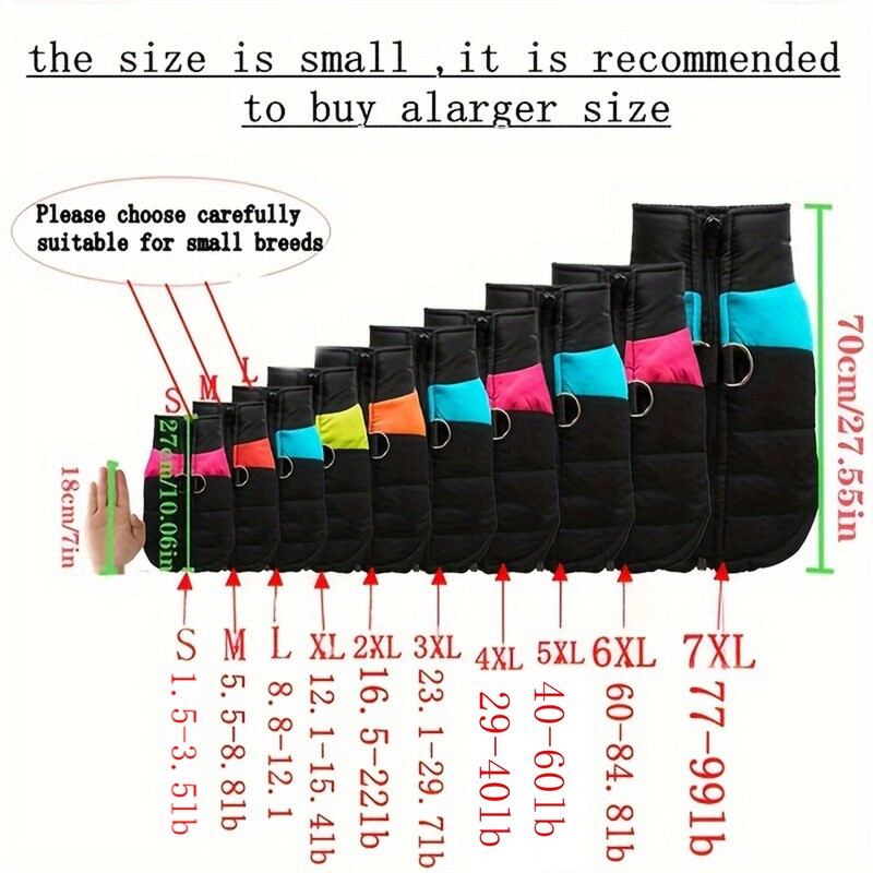 1 vnt. šunų kailis, rudens ir žiemos apranga, drabužiai naminiams gyvūnėliams, pūkinė striukė šunims, maži, vidutiniai ir dideli šunų drabužiai šaltam orui