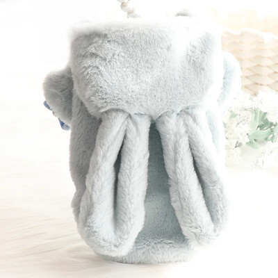 Suns Truša ausis Kapuči jaukas kokvilnas mājdzīvnieku drēbes kaķiem kucēnam maziem vidējiem suņiem Džemperis ziemas jaka Franču buldogu parkas