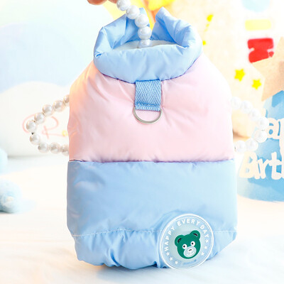 2024 m. Minkšti šilti šunų drabužiai Žieminiai paminkštinti šuniuko katės paltukai mažiems ir vidutiniams šunims Čihuahua pudelio liemenė augintinio apranga