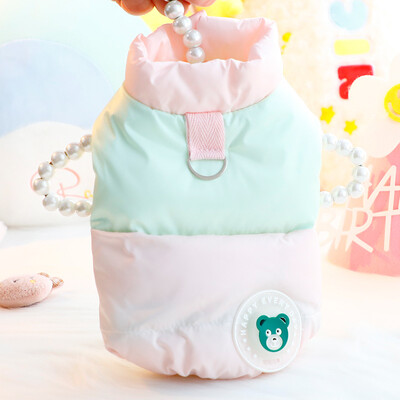 2024 m. Minkšti šilti šunų drabužiai Žieminiai paminkštinti šuniuko katės paltukai mažiems ir vidutiniams šunims Čihuahua pudelio liemenė augintinio apranga