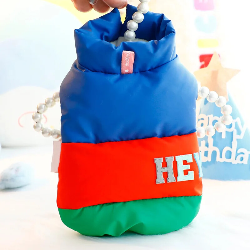 2024 m. Minkšti šilti šunų drabužiai Žieminiai paminkštinti šuniuko katės paltukai mažiems ir vidutiniams šunims Čihuahua pudelio liemenė augintinio apranga