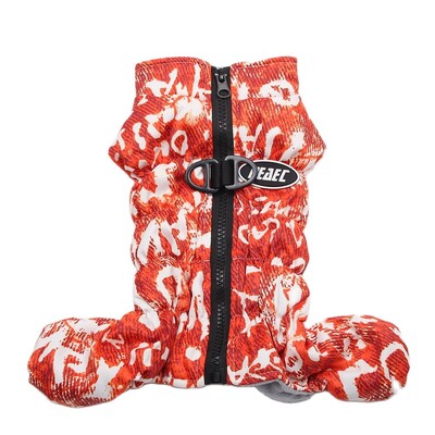 Új kutyamacska meleg Jumpsuit kapucnis, szélvédő ruházat cipzárral, kisállat téli kabát dzseki ruhával