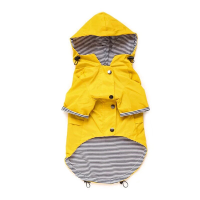 Neperšlampama striukė mažiems ir vidutiniams dideliems šunims Katėms Naminių gyvūnėlių lietpaltis šunims Sportiniai gobtuvai Naminių gyvūnėlių mada Aukštos kokybės drabužiai