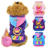 Zimski kaput za pse Debela topla odjeća otporna na vjetar Lagana majica s kapuljačom za pse Pamučno podstavljena jakna Odjeća za kućne ljubimce Chihuahua Yorkshire