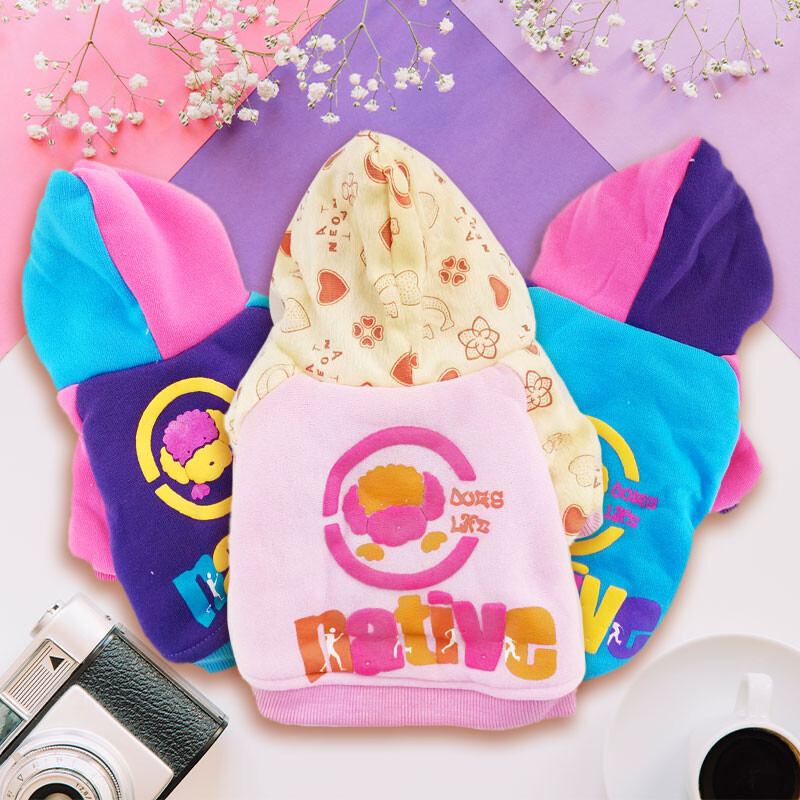 Zimski kaput za pse Debela topla odjeća otporna na vjetar Lagana majica s kapuljačom za pse Pamučno podstavljena jakna Odjeća za kućne ljubimce Chihuahua Yorkshire