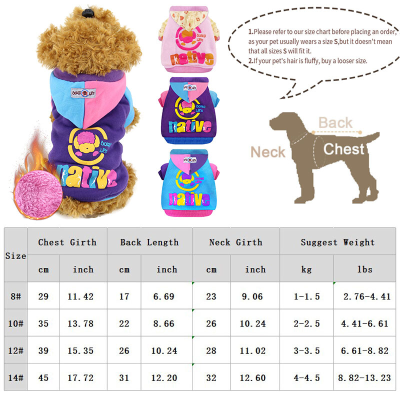 Zimski kaput za pse Debela topla odjeća otporna na vjetar Lagana majica s kapuljačom za pse Pamučno podstavljena jakna Odjeća za kućne ljubimce Chihuahua Yorkshire