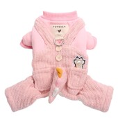 Mājdzīvnieku suņu kombinezons, dinozauru dizains ziemas mētelis Jaket mājdzīvnieku suņu apģērbs, apģērbs