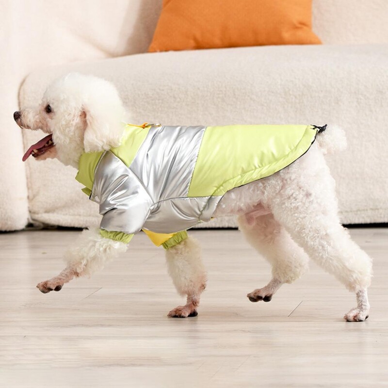 Šunims paminkštinti duonos rūbai Naminių gyvūnėlių striukė vandeniui atspari, ypač minkšta, šilta žiemos rudenį su vilkimo žiedu kasdieniam dėvėjimui