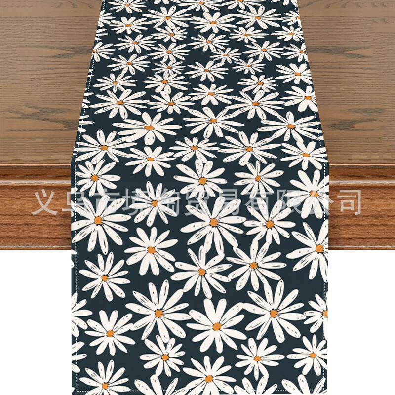 Galdauts, pastorālie ziedi, citrons, vasarnīcas restorāna galds, āra apdare, apdruka, galdauts, galds, ceļš