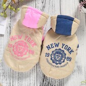 Sportiškas žiemos šiltas naminių gyvūnėlių gobtuvas šunų paltas dideliems šunims ir mažiems vidutiniams gyvūnams dvikojėms kačių paltai Striukės Prancūzų buldogų prekės