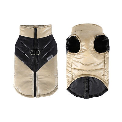 Mājas suņa jaka ar zirglietām Ziemas silts suņu apģērbs Labradora ūdensizturīgs suņa mētelis Čivavas franču buldoga kostīms