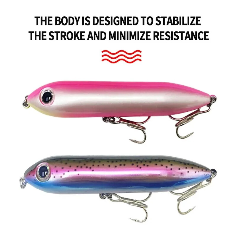 Fangbait plaukiojantis pieštukas žvejybos masalas 100 mm 11 g Stickbait Topwater Surface Walk The Dog Kietas masalas Asturie Vobleriai Bass Pike