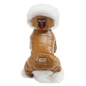 Drabužiai naminiams gyvūnėliams Šunų drabužiai Naminių gyvūnėlių drabužiai Rudens ir Žiemą Pastorintas keturkojis medvilninis paltas