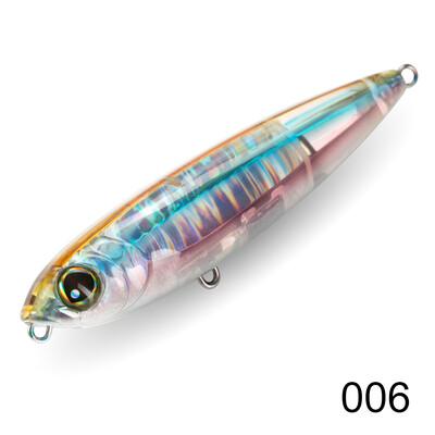 D1 Topwater 3DR pieštukas žvejybos masalas 80 mm/100 mm Walk The Dog paviršinis masalas, atspindintis plūduriuojantis masalas, skirtas ešerių žvejybos reikmenims