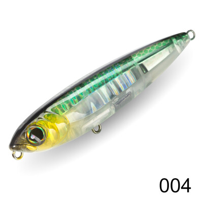 D1 Topwater 3DR pieštukas žvejybos masalas 80 mm/100 mm Walk The Dog paviršinis masalas, atspindintis plūduriuojantis masalas, skirtas ešerių žvejybos reikmenims