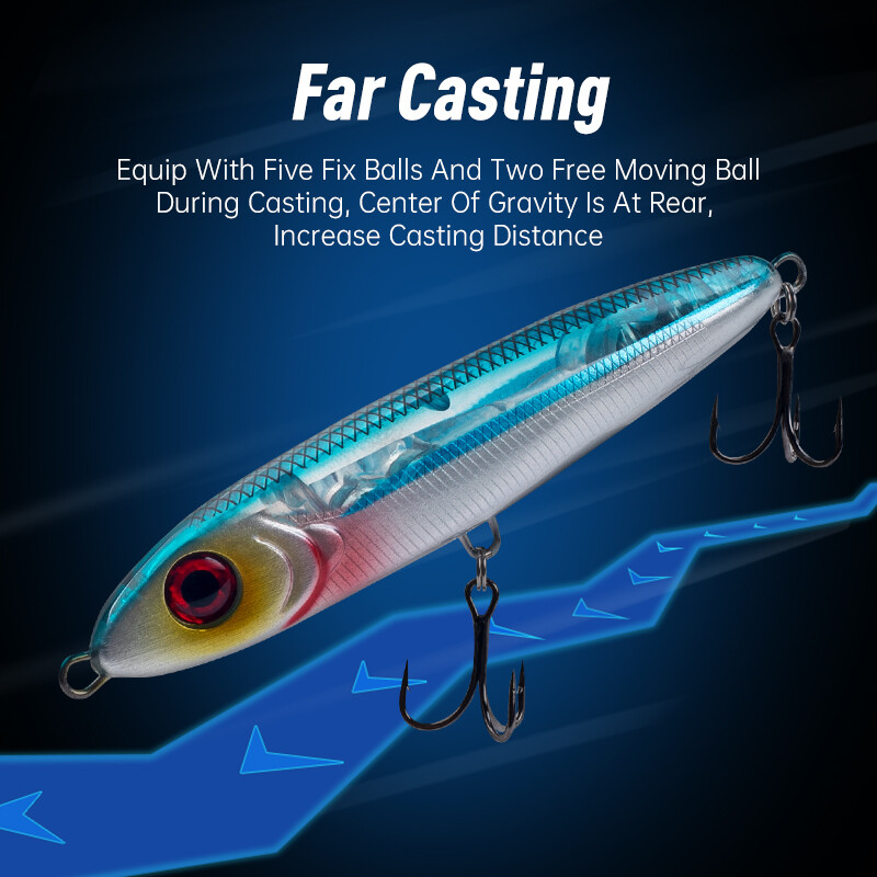 LEYDUN Ministre Jack Stickbait grimstoši zīmuļa makšķerēšanas mānekļi 105 mm 23 g 120 mm 35 g labi peldēšanas vobleri jūras asariem