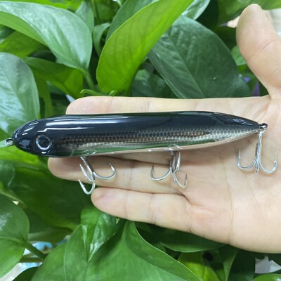 1 vnt 125 mm 26 g Topwater Pencil Walk Doggy Pieštukas Swimbait Spook Dirbtinis masalas paviršiaus Pesca Carp Lydekos žvejybos masalas 9018