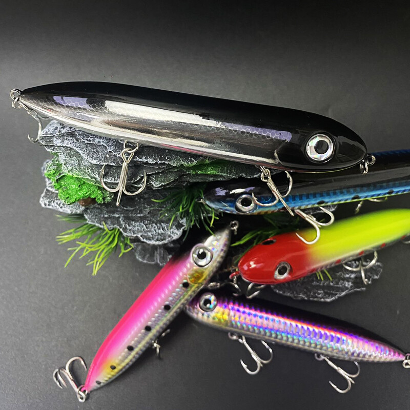 1 vnt 125 mm 26 g Topwater Pencil Walk Doggy Pieštukas Swimbait Spook Dirbtinis masalas paviršiaus Pesca Carp Lydekos žvejybos masalas 9018