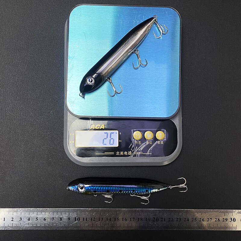 1 vnt 125 mm 26 g Topwater Pencil Walk Doggy Pieštukas Swimbait Spook Dirbtinis masalas paviršiaus Pesca Carp Lydekos žvejybos masalas 9018