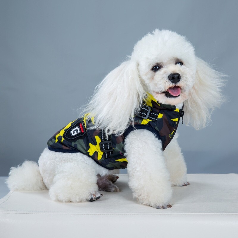 1 vnt Žieminiai naminių šunų drabužiai Šilti dideli šunų paltai Vandeniui atspari striukė mažiems ir vidutiniams dideliems šunims Auksaspalvių retriverių drabužiai augintiniams