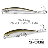 70 mm10 g voblerio skęstantis masalas Stickbait Minnow žvejybos masalas, 4,3 g plaukiojantis pieštukinis masalas, skirtas ešerių žvejybai