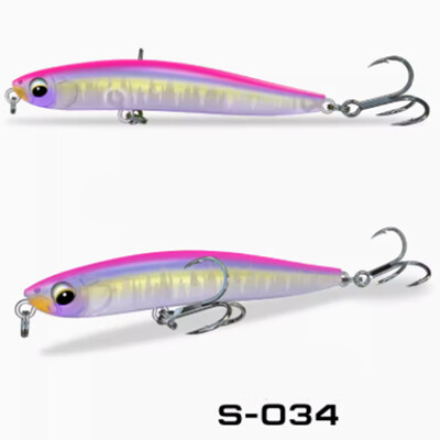 70 mm10 g voblerio skęstantis masalas Stickbait Minnow žvejybos masalas, 4,3 g plaukiojantis pieštukinis masalas, skirtas ešerių žvejybai