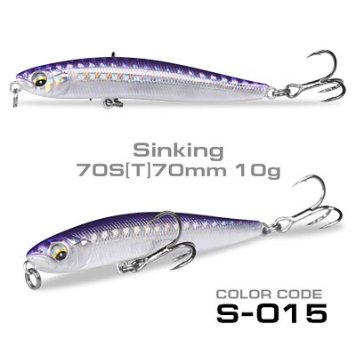 70 mm10 g voblerio skęstantis masalas Stickbait Minnow žvejybos masalas, 4,3 g plaukiojantis pieštukinis masalas, skirtas ešerių žvejybai