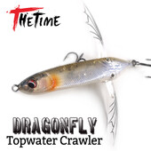 2023 m. naujas Dragonfly Topwater Stickbait 80 mm 6,5 g paviršinis buzzbait vikšrinis masalas dirbtinio paviršiaus pieštuko masalas bosui