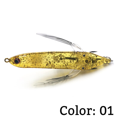 2023 m. naujas Dragonfly Topwater Stickbait 80 mm 6,5 g paviršinis buzzbait vikšrinis masalas dirbtinio paviršiaus pieštuko masalas bosui