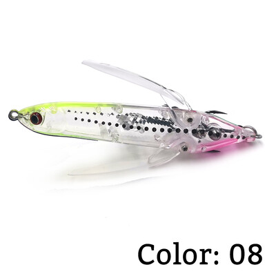 2023 m. naujas Dragonfly Topwater Stickbait 80 mm 6,5 g paviršinis buzzbait vikšrinis masalas dirbtinio paviršiaus pieštuko masalas bosui