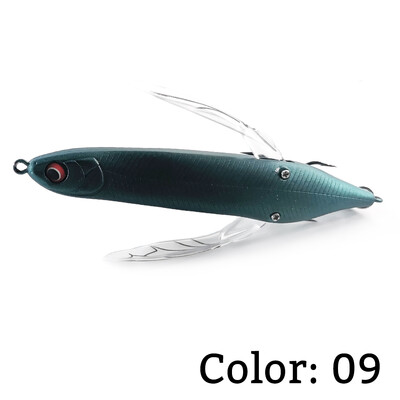 2023 m. naujas Dragonfly Topwater Stickbait 80 mm 6,5 g paviršinis buzzbait vikšrinis masalas dirbtinio paviršiaus pieštuko masalas bosui