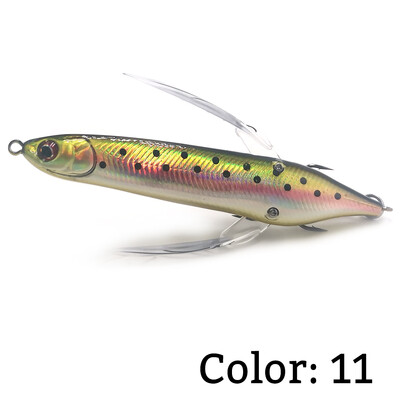 2023 m. naujas Dragonfly Topwater Stickbait 80 mm 6,5 g paviršinis buzzbait vikšrinis masalas dirbtinio paviršiaus pieštuko masalas bosui