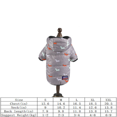 Nauji karšti rūbai augintiniams, dviejų pėdų gobtuvu, medvilniniu paminkštinimu kačių ir šunų drabužiai rudeniui ir žiemai bei medvilniniai pastorinti rūbai augintiniams