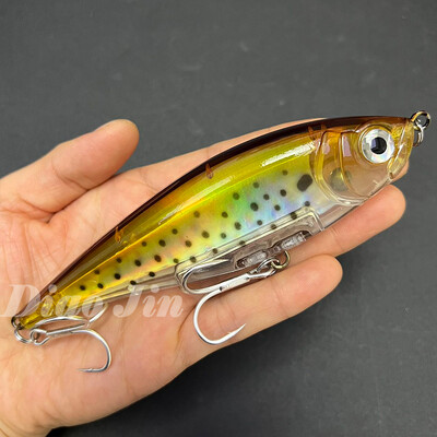 130 mm 48 g pieštukiniai vebleriai, skirti twitch žvejybos įrangai.