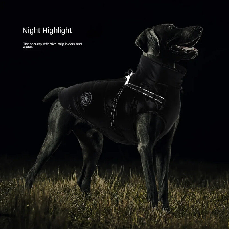 Neperšlampami ir vėjui atsparūs šunų drabužiai, medvilniniai drabužiai, atspindintys ir šilti, šuniukų striukės, rudeniui ir žiemai