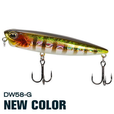 TSURINOYA Topwater plaukiojantis pieštukų vobleriai 110 mm 20,5 g DW58 Bass Lure Stickbait Snakehead Professional dirbtinis kietas masalas