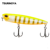 TSURINOYA plaukiojantis pieštukas žvejybos masalas DW58 DW59 85 mm 10,5 g 110 mm 20,5 g „Topwater Crankbait Bass Hard Baits Jerkbait“