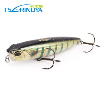 TSURINOYA Плаващ молив Fihsiing примамка DW58 DW59 85 mm 10.5 g 110 mm 20.5 g Topwater Crankbait Bass Hard Baits Jerkbait