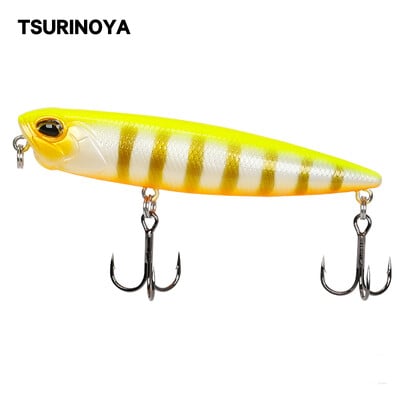 TSURINOYA Floating Pencil Fihsiing Lure DW58 DW59 85mm 10,5g 110mm 20,5g Topwater Crankbait Bass Hard Baits Jerkbait