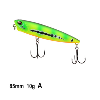 TSURINOYA plaukiojantis pieštukas žvejybos masalas DW58 DW59 85 mm 10,5 g 110 mm 20,5 g „Topwater Crankbait Bass Hard Baits Jerkbait“