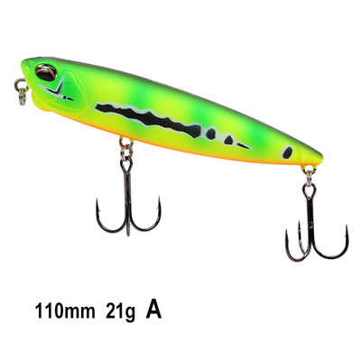 TSURINOYA plaukiojantis pieštukas žvejybos masalas DW58 DW59 85 mm 10,5 g 110 mm 20,5 g „Topwater Crankbait Bass Hard Baits Jerkbait“