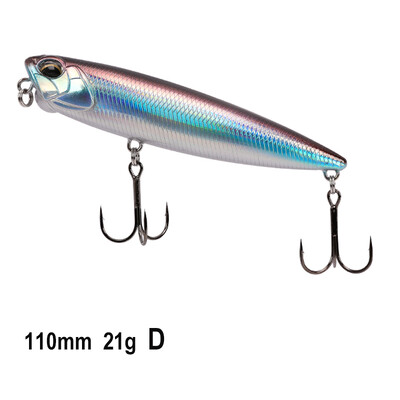 TSURINOYA plaukiojantis pieštukas žvejybos masalas DW58 DW59 85 mm 10,5 g 110 mm 20,5 g „Topwater Crankbait Bass Hard Baits Jerkbait“