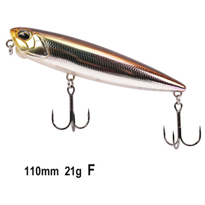 TSURINOYA plaukiojantis pieštukas žvejybos masalas DW58 DW59 85 mm 10,5 g 110 mm 20,5 g „Topwater Crankbait Bass Hard Baits Jerkbait“
